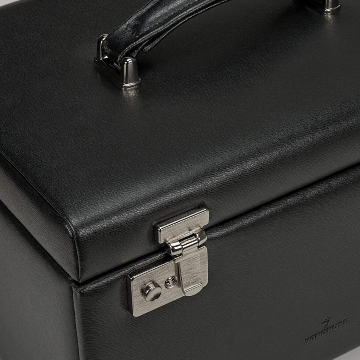 WINDROSE | Schmuckkoffer Ambiance Rindleder schwarz (803244.08)